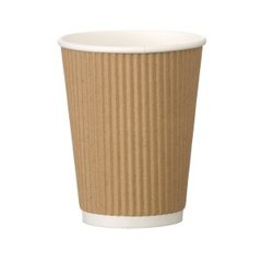 HYPAX 16 oz NATURAL RIPPLED HOT CUPS 500/CASE